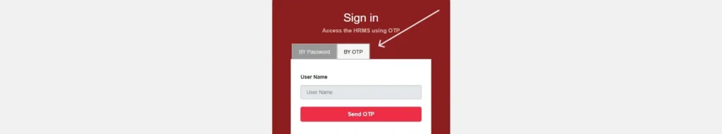 By OTP option